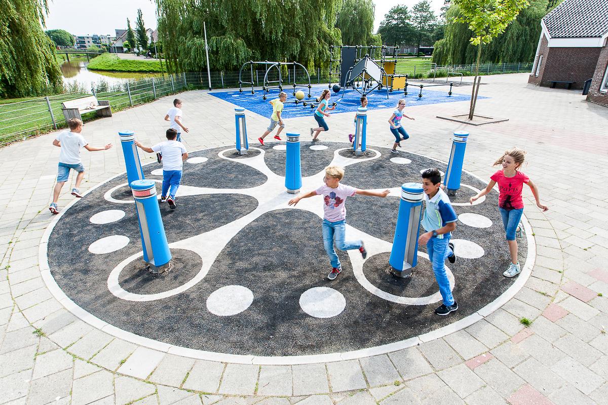 Children on a playground